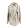 Darkpark Georgia Shirt with detachable matching scarf
