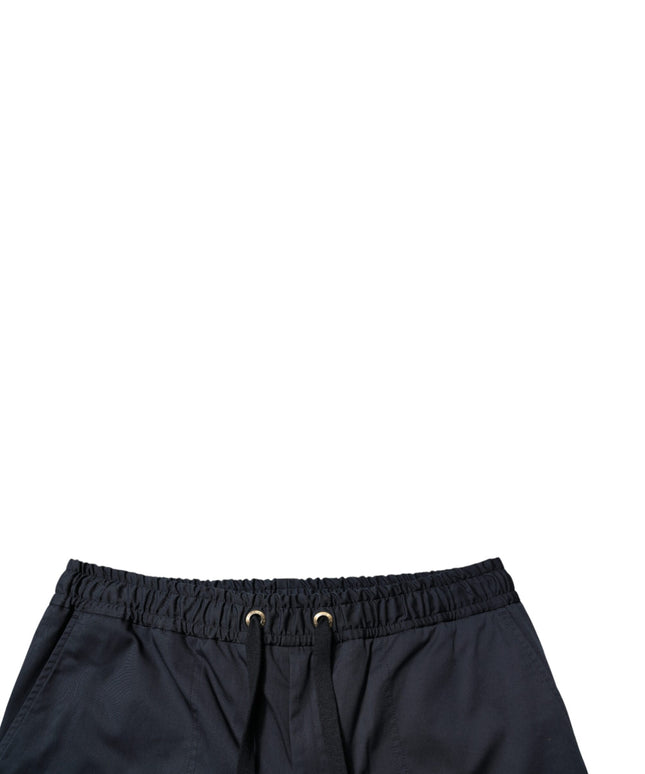 Dolce & Gabbana Navy Blue Cotton Stretch Men Bermuda Shorts