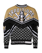 Dolce & Gabbana Multicolor Tradizione E Devotion Sweatshirt Sweater