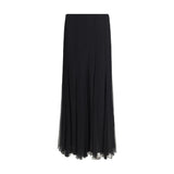 Chloé Silk Long Skirt