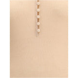 Chloé Merino Wool Henley Sweater
