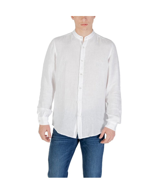 Hugo Boss White Linen Shirt