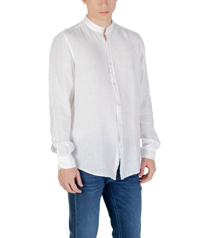 Hugo Boss White Linen Shirt