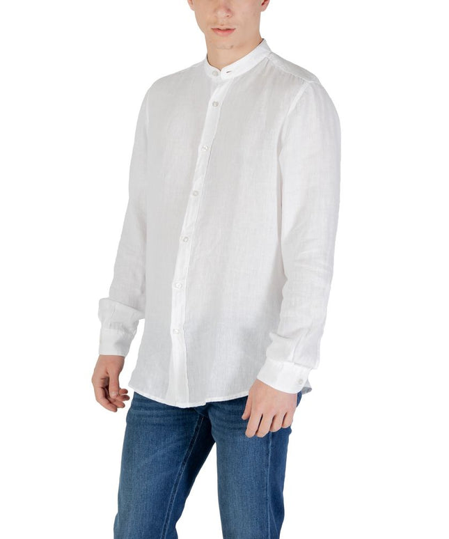 Hugo Boss White Linen Shirt
