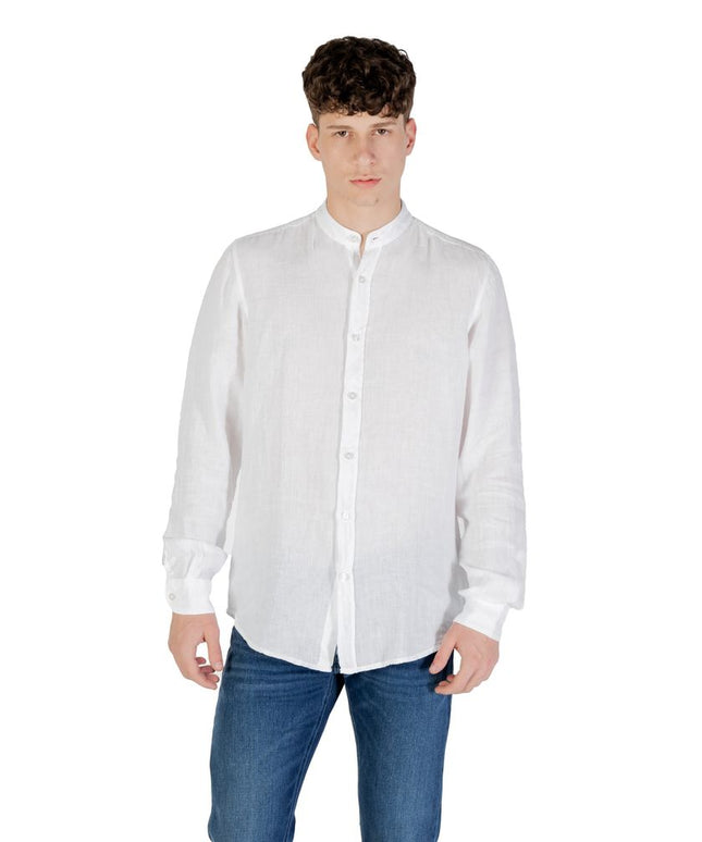 Hugo Boss White Linen Shirt