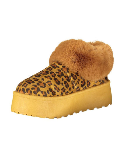 Laura Biagiotti Brown Polyester Women Sneaker