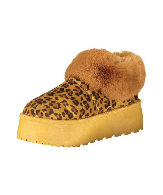Laura Biagiotti Brown Polyester Women Sneaker