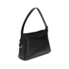 Rear view of Givenchy Voyou mini Shoulder Bag in smooth black leather with minimalistic design and structured silhouette for women’s bags.
