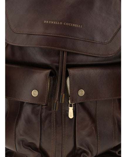 Brunello Cucinelli Leather Backpack