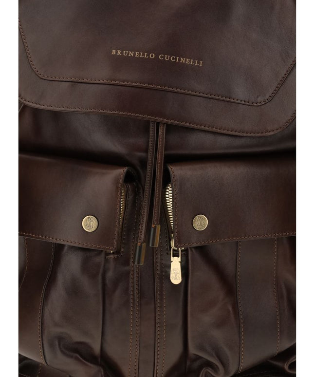 Brunello Cucinelli Leather Backpack