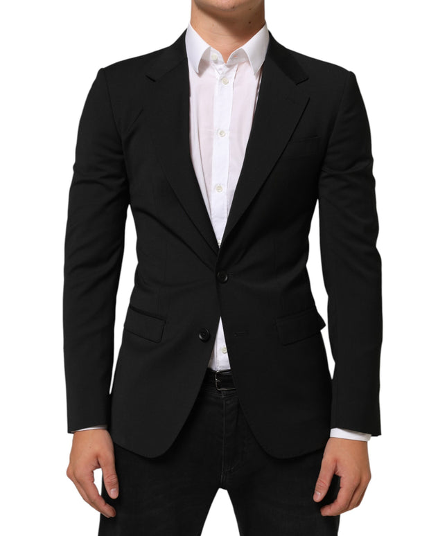 Dolce & Gabbana Black STAFF 2 Buttons Suit Jacket Blazer