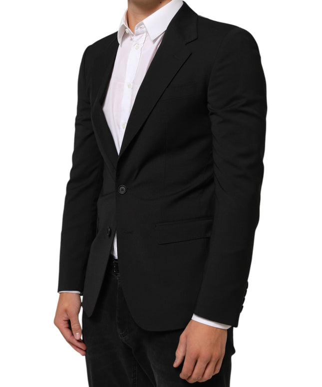 Dolce & Gabbana Black STAFF 2 Buttons Suit Jacket Blazer