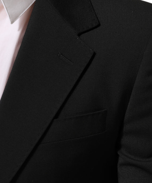 Dolce & Gabbana Black STAFF 2 Buttons Suit Jacket Blazer