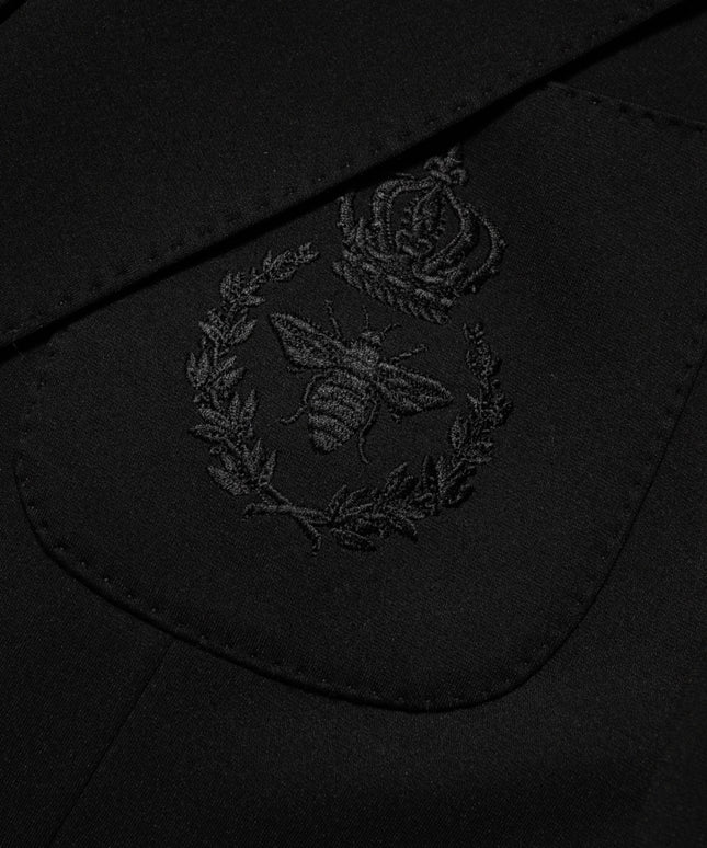 Dolce & Gabbana Black Viscose 2 Buttons Suit Jacket Blazer