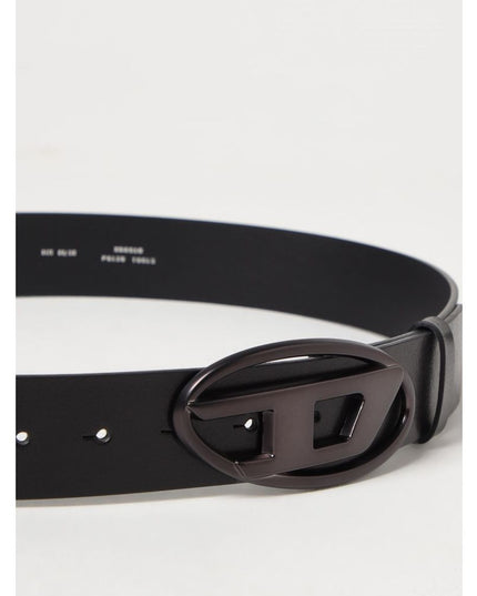 Diesel Black Leather Belt
