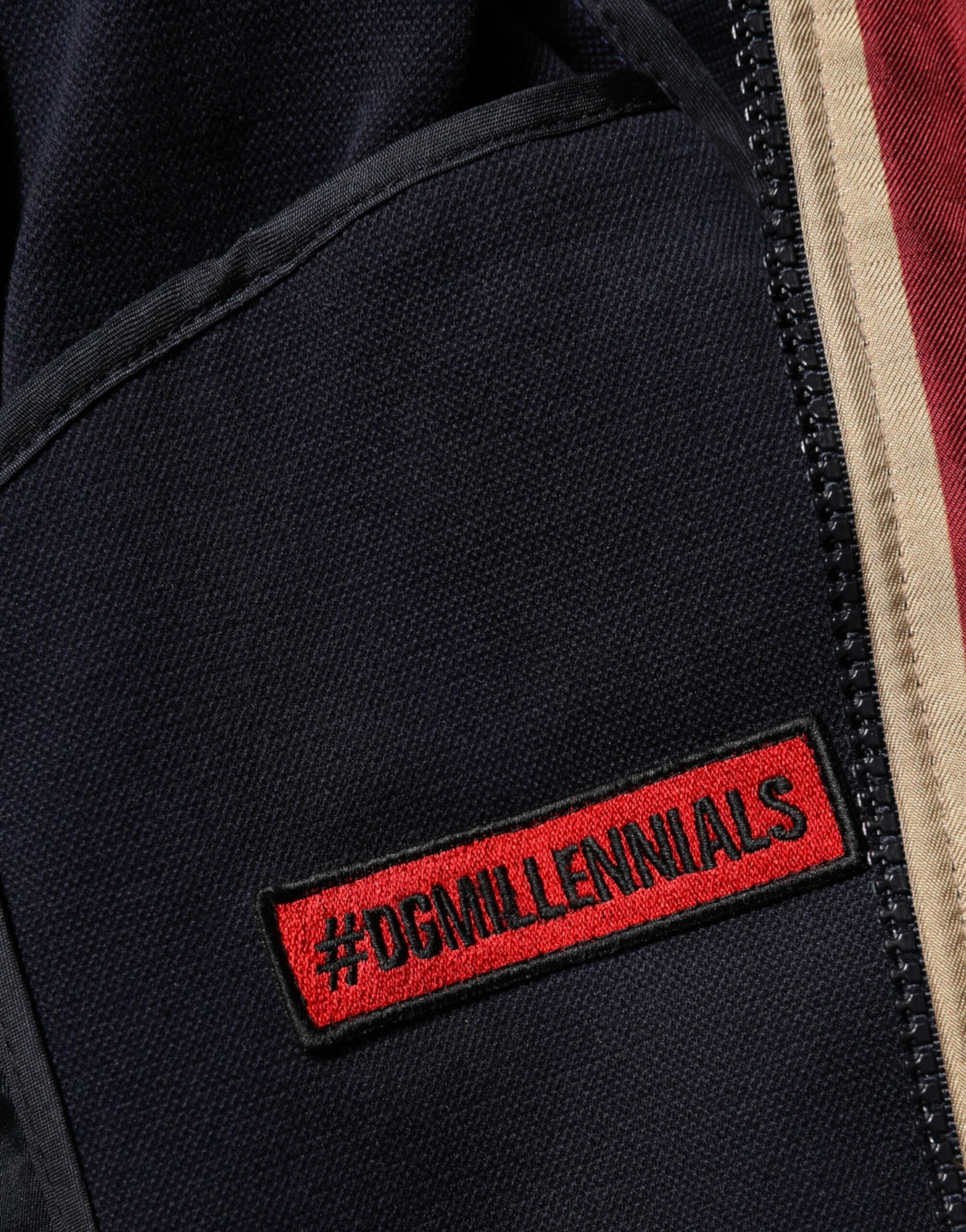 Dolce & Gabbana Multicolor #DGMillennials Full Zip Bomber Jacket