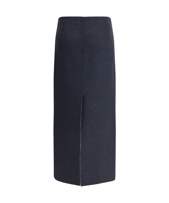 Brunello Cucinelli Virgin wool midi Skirt