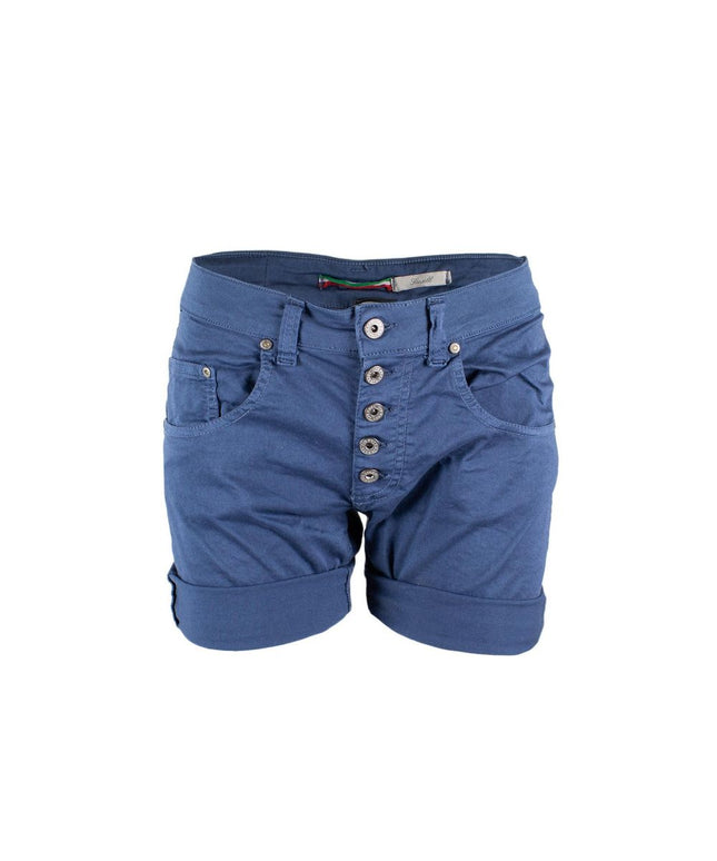 Please Blue Cotton Short