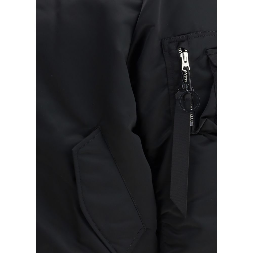 ALPHA INDUSTRIES Black Nylon Clothing
