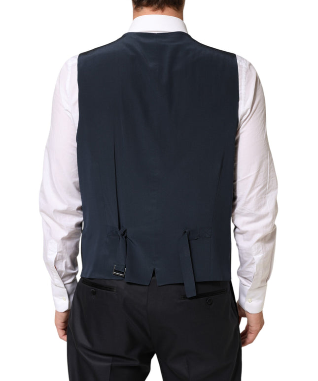 Dolce & Gabbana Black MARTINI 2 Buttons Suit 3 Piece Suit