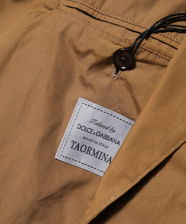 Dolce & Gabbana Brown TAORMINA Double-Breasted 2 Piece Suit