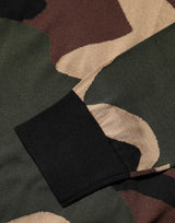 Dolce & Gabbana Multicolor Camouflage Crew Neck Men Pullover Sweater