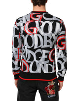Dolce & Gabbana Multicolor D&G Monogram Sweatshirt Sweater