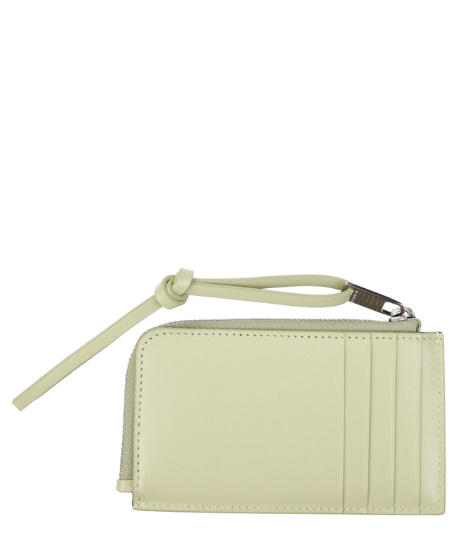 Jil Sander Green Leather Wallets