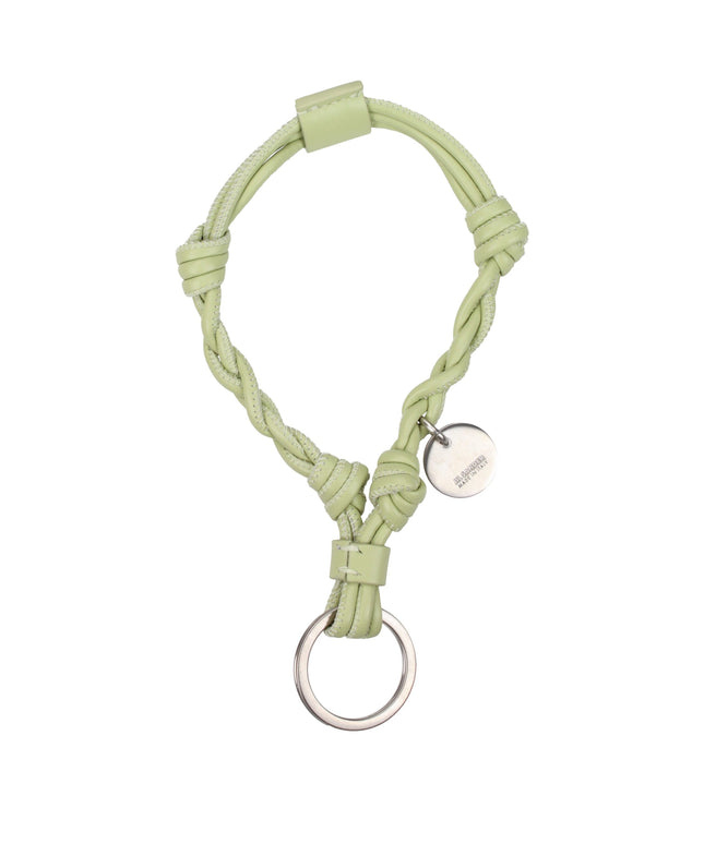 Jil Sander Green Leather Keychains