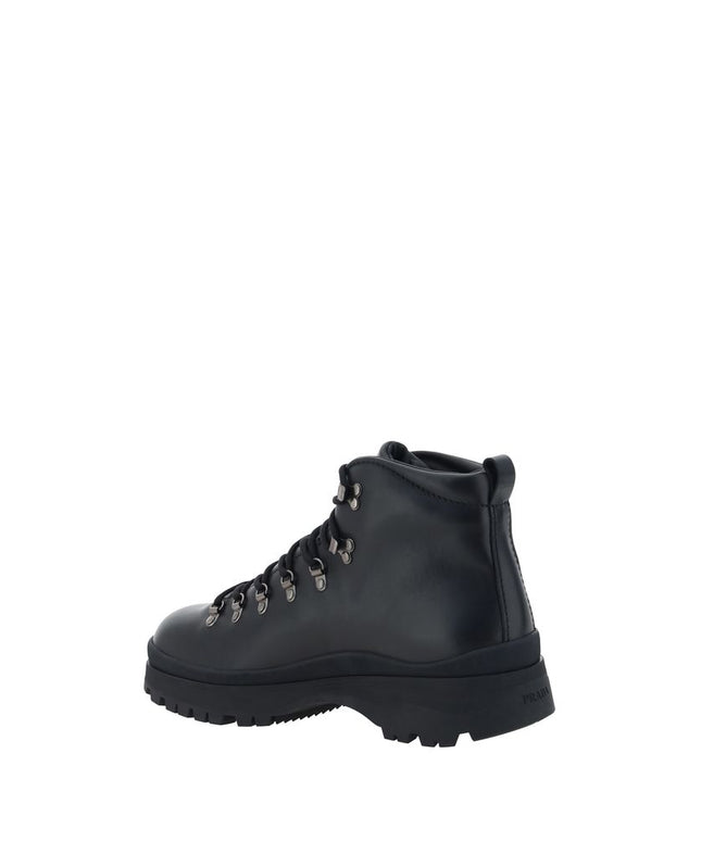 Prada Leather Ankle Boots