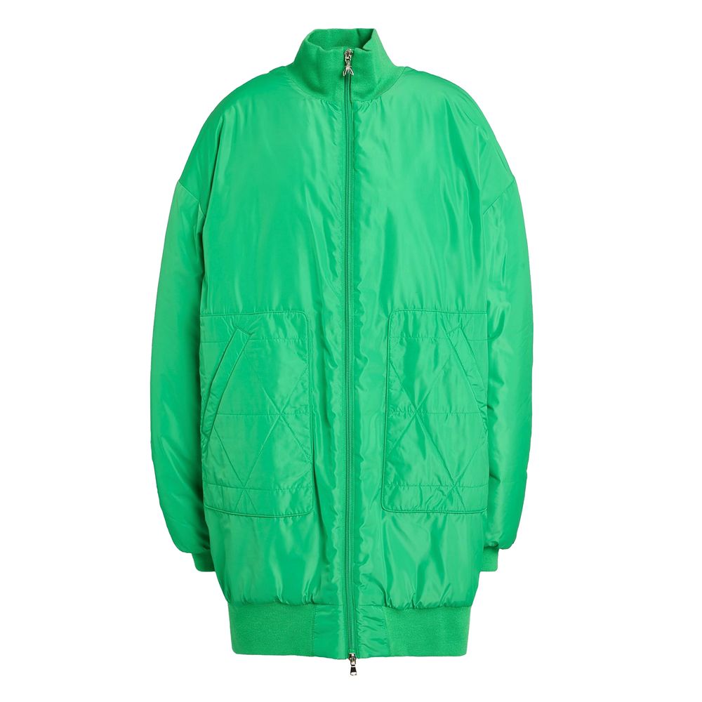 Patrizia Pepe Green Polyester Jackets & Coat