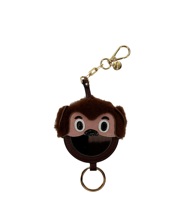 Miu Miu Brown Fur Keychains