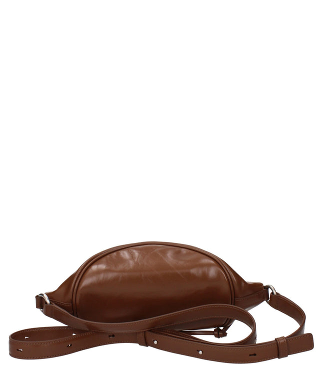Jil Sander Brown Leather Crossbody Bags