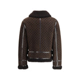 Gucci Leather Jacket with GG motif
