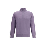 Brunello Cucinelli Purple Cashmere Cashmere Sweater