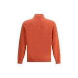 Brunello Cucinelli Red Cashmere Sweatshirt