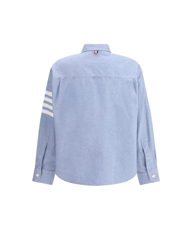 Thom Browne Flannel 4-Bar Shirt