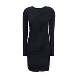 Marant Etoile Denise short dress in draped jersey