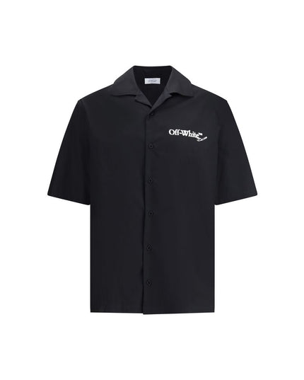 Off-White Bowling Shirt in Poplin