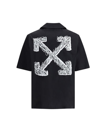 Off-White Bowling Shirt in Poplin