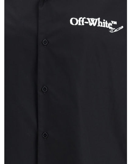 Off-White Bowling Shirt in Poplin