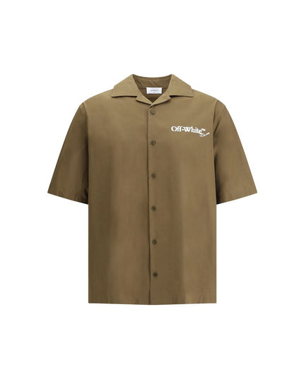 Off-White Bowling Shirt in Poplin