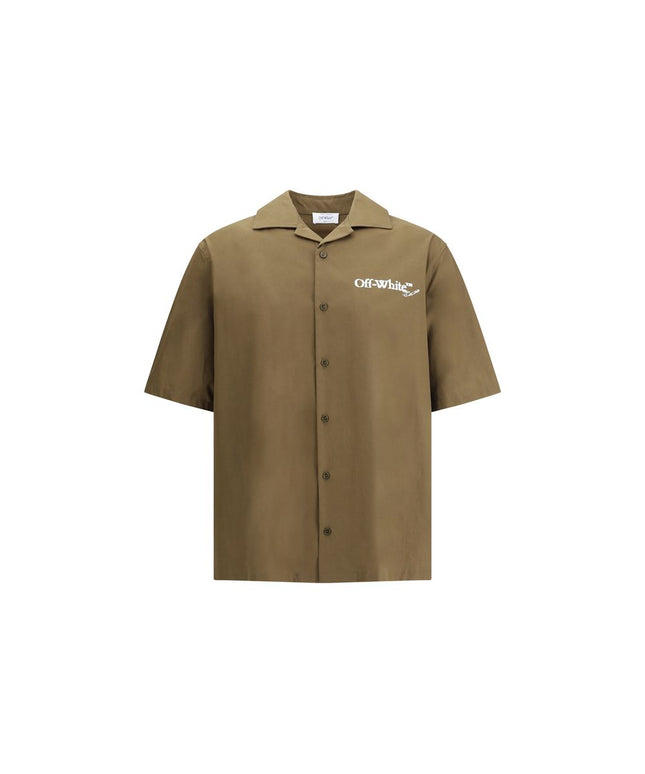 Off-White Bowling Shirt in Poplin