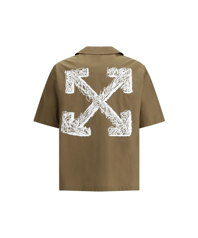 Off-White Bowling Shirt in Poplin