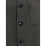 Ami Paris Gray Wool Clothing