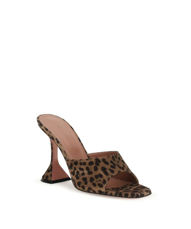 Amina Muaddi Leopard-print Lupita Sandals
