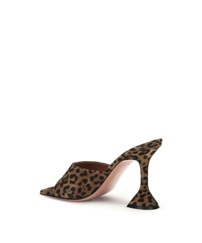 Amina Muaddi Leopard-print Lupita Sandals