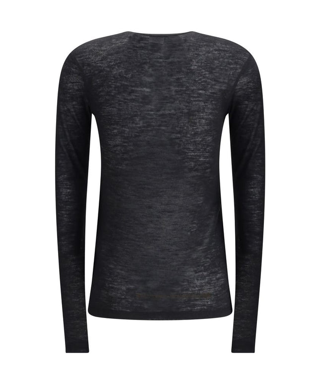 Saint Laurent Short-sleeved T-shirt in Cashmere and Silk
