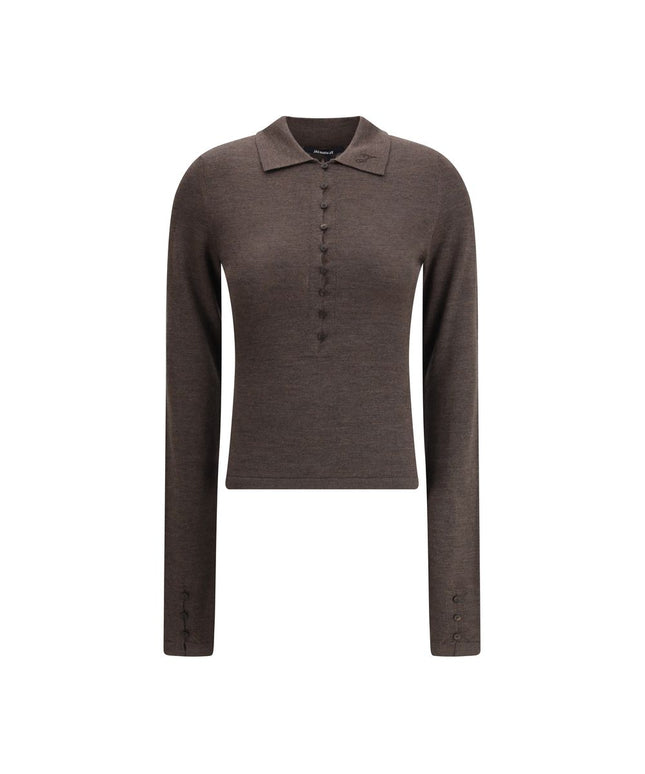 Jacquemus Merino Wool Polo Shirt