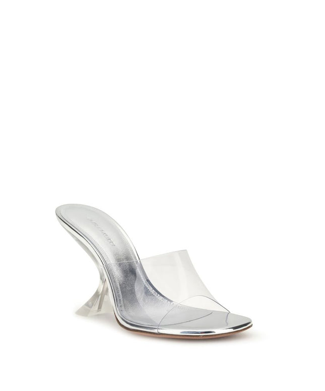 Amina Muaddi Taylor Glass Sandals